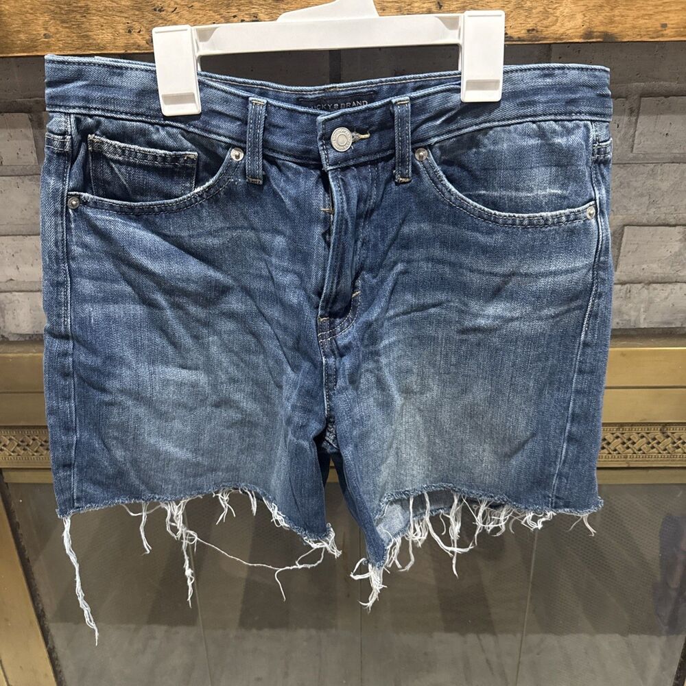 Lucky Brand distressed cutoff jean shorts Boyfriend short Size: 10/30